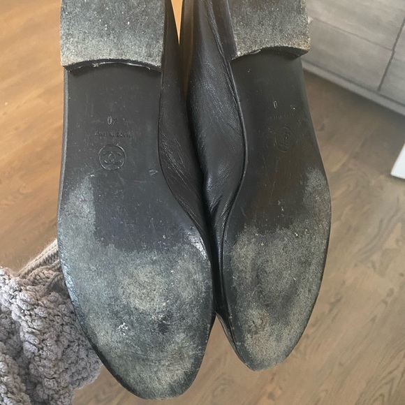 COPY - Chanel Black Flats - Picture 3 of 3